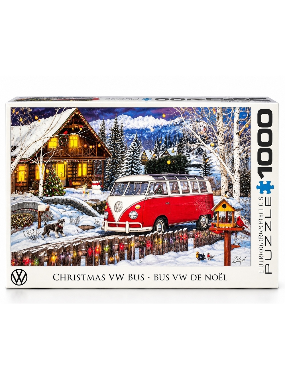 Eurographics Christmas VW Bus, 1000 pc